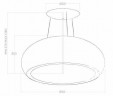 Островная вытяжка Elica Seashell WH MAT/F/80