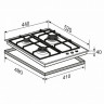 Газовая варочная панель Zigmund & Shtain M 21.4 B