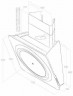 Каминная вытяжка Elica Loop BL/F/75