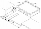 Газовая варочная панель Bertazzoni CB 36600 X