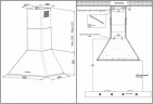 Каминная вытяжка Korting KHC 6648 RN