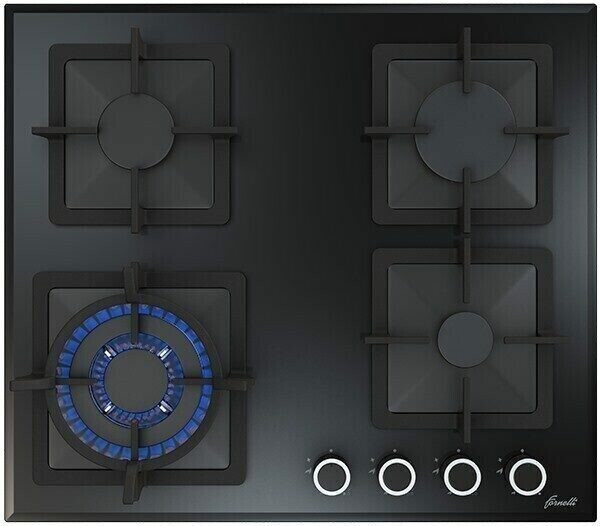 Газовая варочная панель Fornelli PGT 60 CALORE BL