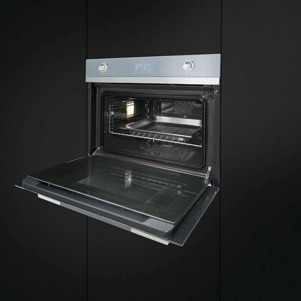 Электрический духовой шкаф Smeg SF4120VCS