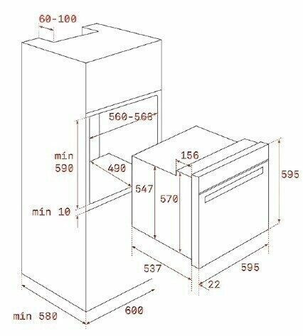 Электрический духовой шкаф Teka HRB 6300 ATS SILVER