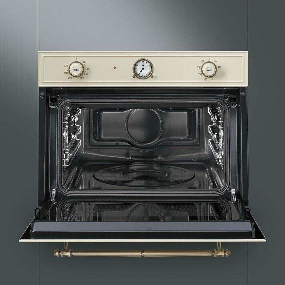 Встраиваемая микроволновая печь Smeg SF4750MBS