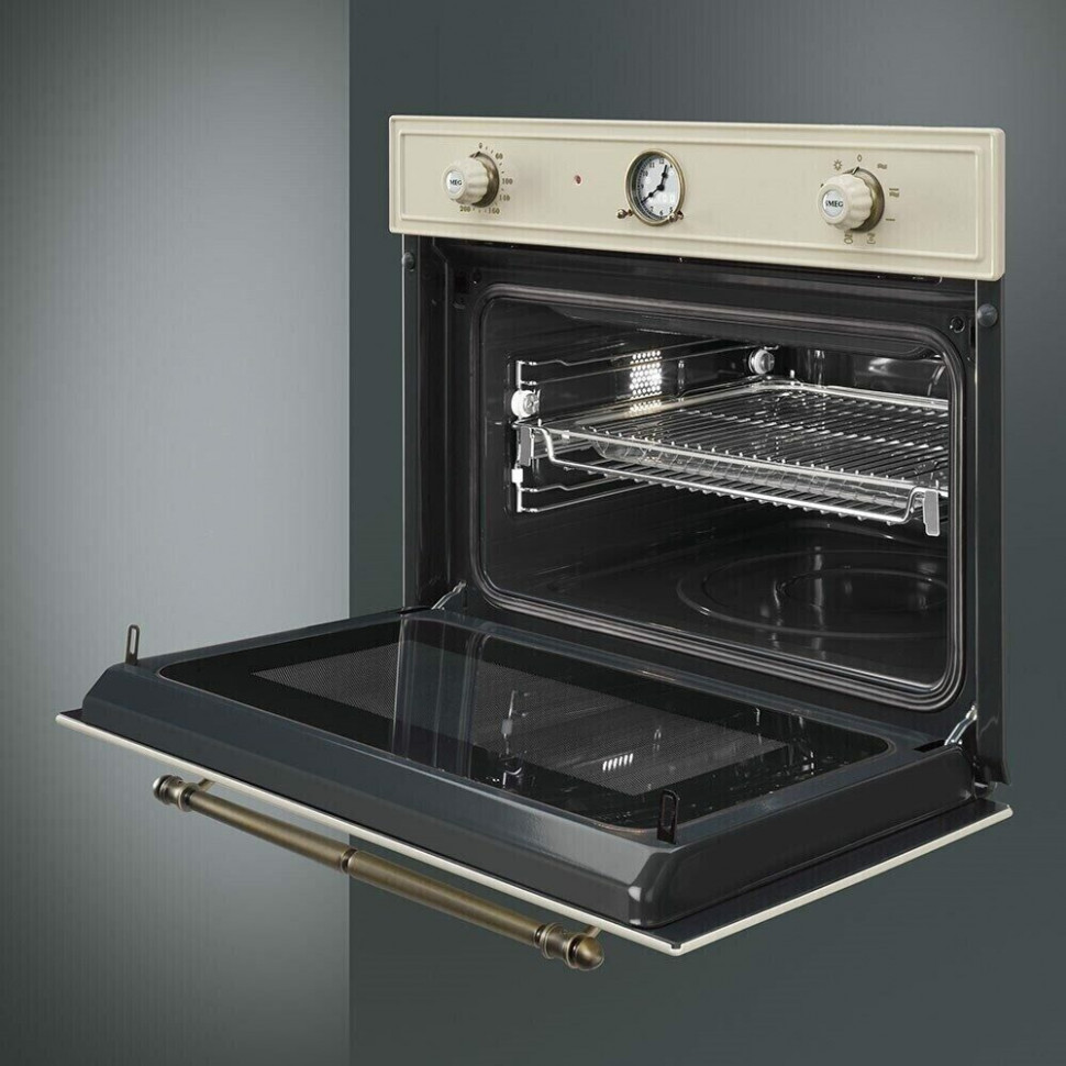 Встраиваемая микроволновая печь Smeg SF4750MOT