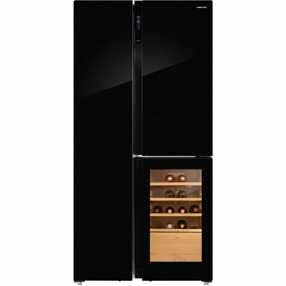 Холодильник Hiberg RFS-700DX NFGB inverter Wine