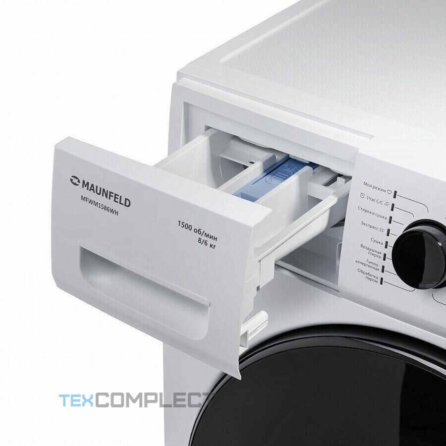 Cтиральная машина с сушкой Maunfeld MFWM1586WH