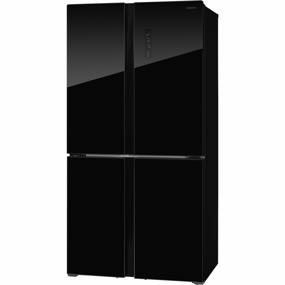 Холодильник Hiberg RFQ-555DX NFGB inverter (cross door с ледогенератором и прямым подключением к воде)