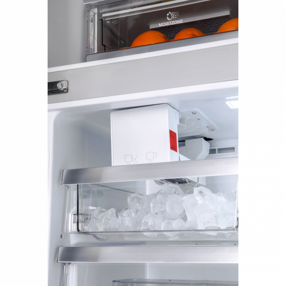 Холодильник Hiberg RFQ-555DX NFGB inverter (cross door с ледогенератором и прямым подключением к воде)