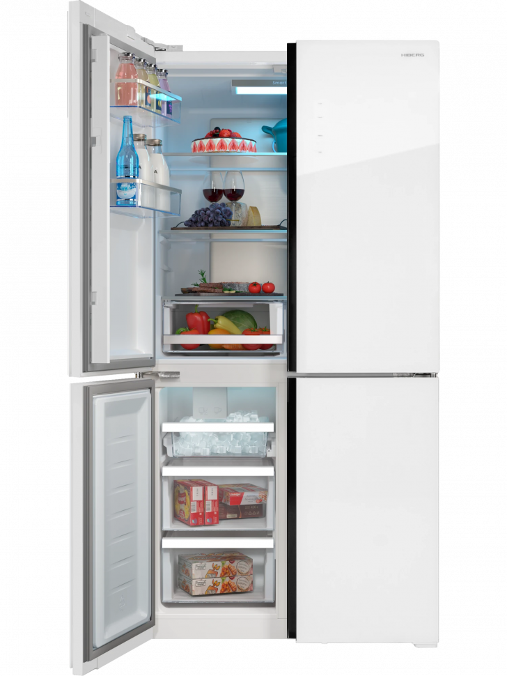 Холодильник Hiberg RFQ-555DX NFGW inverter