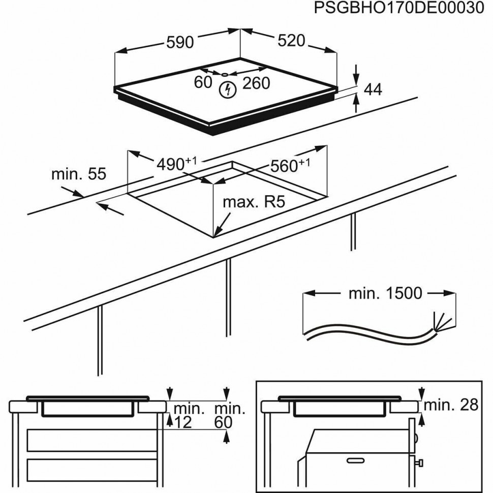 Индукционная варочная панель Electrolux IPE 6443 KFV