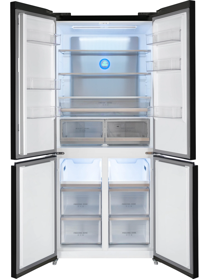 Холодильник HIBERG RFQ-600DX NFGB Inverter