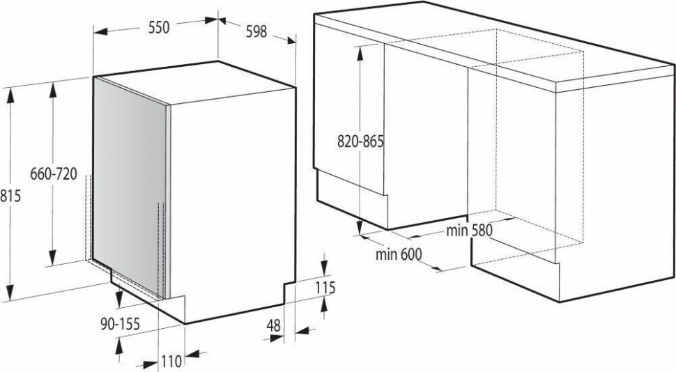 Посудомоечная машина Gorenje GV 62012