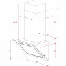 Каминная вытяжка Teka DLV 98660 LB TOS