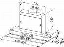 Встраиваемая вытяжка Franke FMPOS 608 BI X 110.0392.877