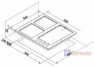Газовая варочная панель Korting HG 630 CTSC