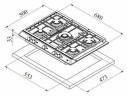Газовая варочная панель Teka EX 70.1 5G