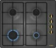 Газовая варочная панель Bosch PBP 6B3 B60