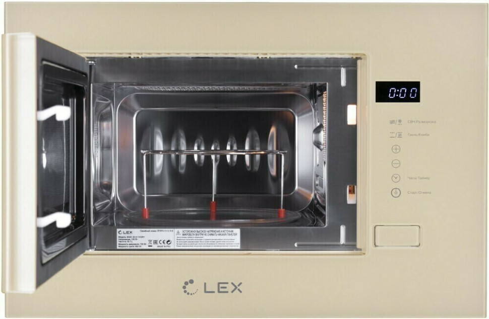 Встраиваемая микроволновая печь Lex Bimo 20.01 Ivory