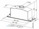 Встраиваемая вытяжка Faber Inca LUX Glass EV8 X/WH A70
