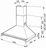 Каминная вытяжка Smeg KD100XE