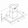 Островная вытяжка Cata Isla Sygma 900 VL3