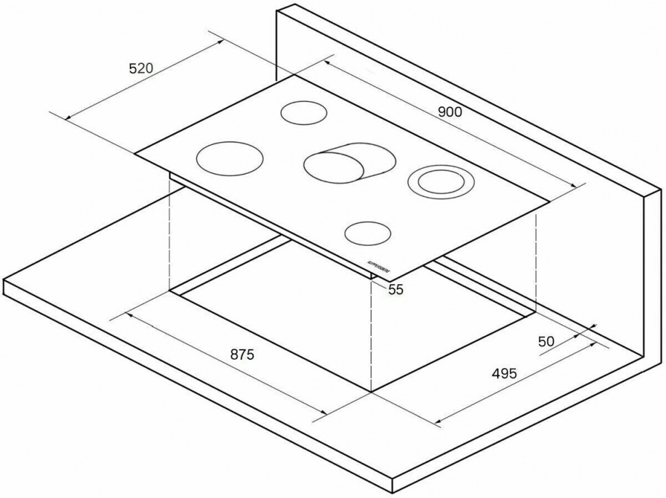 Электрическая варочная панель Kuppersberg EMS 901