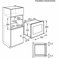 Встраиваемая микроволновая печь Electrolux LMS4253TMX