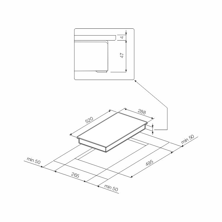 Электрическая варочная панель GRAUDE EK 30.0 W