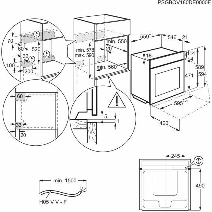 Электрический духовой шкаф Electrolux OKE 8C31X