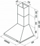 Каминная вытяжка Ciarko Delta 60 Czarny