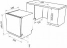 Встраиваемый холодильник MAUNFELD MBF 81SCW