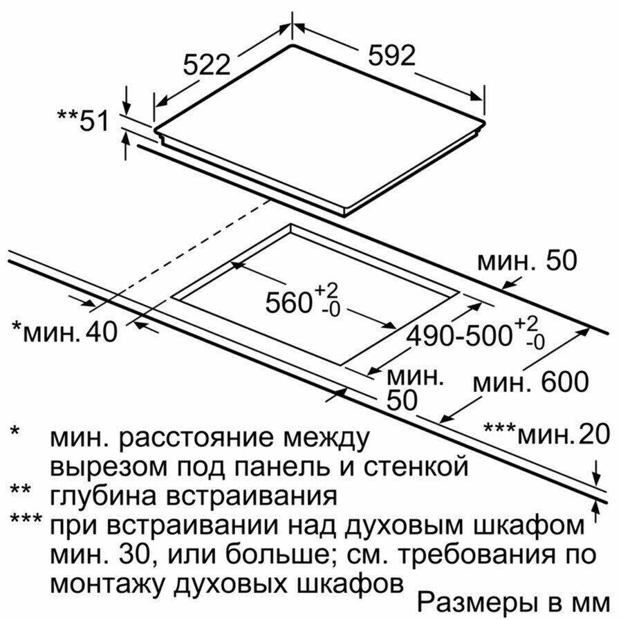 Индукционная варочная панель Bosch PUC 631 BB1E