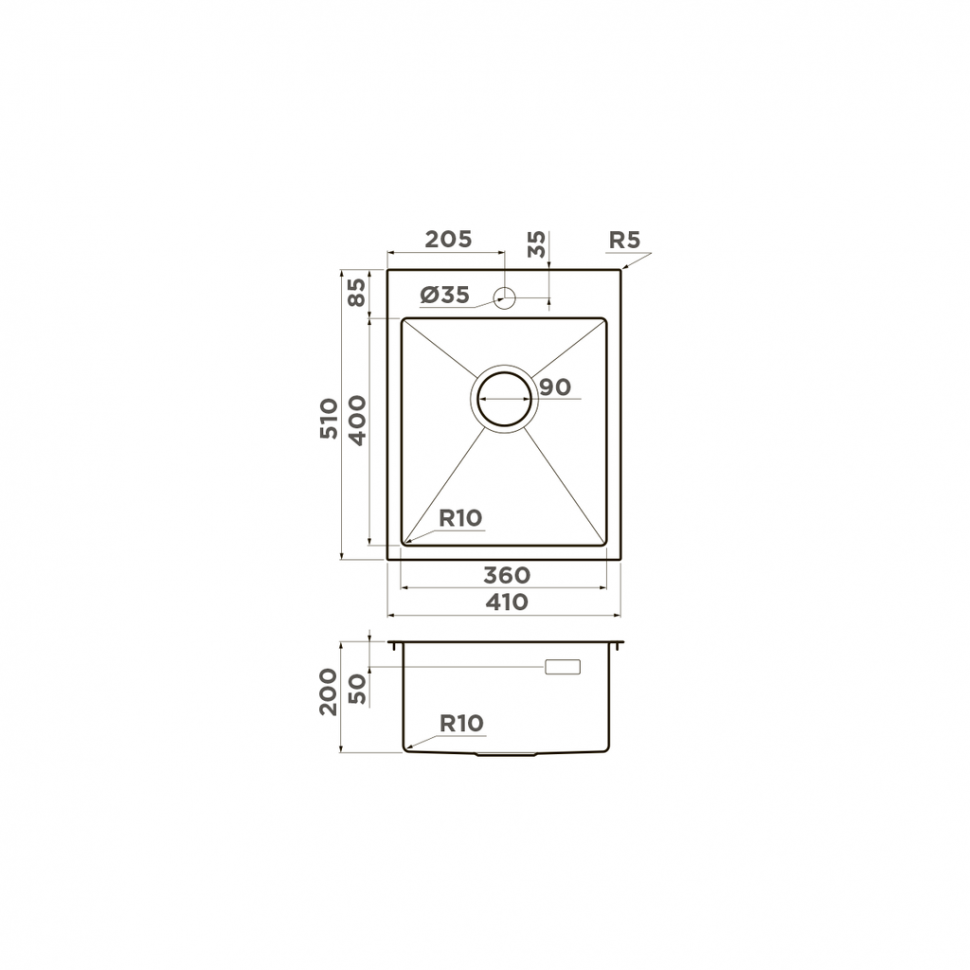 Кухонная мойка Omoikiri Akisame 41-LG