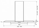 Каминная вытяжка Kuppersberg Lora 60 X 4HPB
