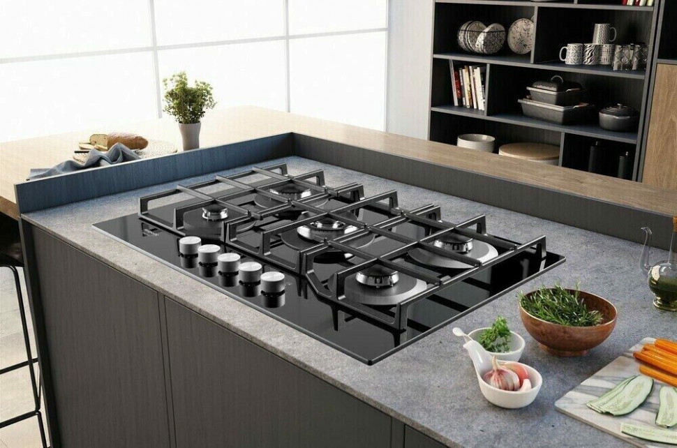 Газовая варочная панель Hotpoint-Ariston HAGS 72F BK