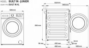 Встраиваемая стиральная машина Beko WITV 8712 X0W