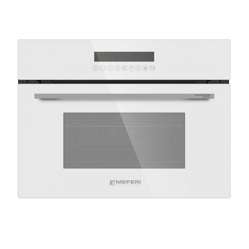 Встраиваемый электрический духовой шкаф Meferi MEO608WH Microwave