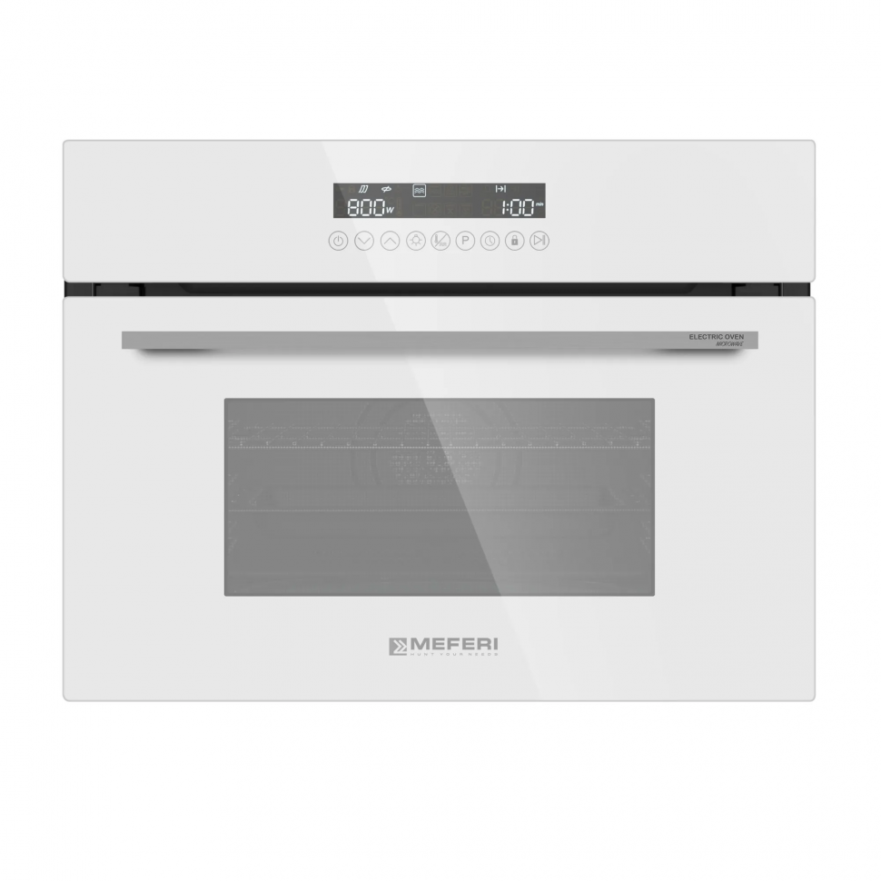 Встраиваемый электрический духовой шкаф Meferi MEO608WH Microwave