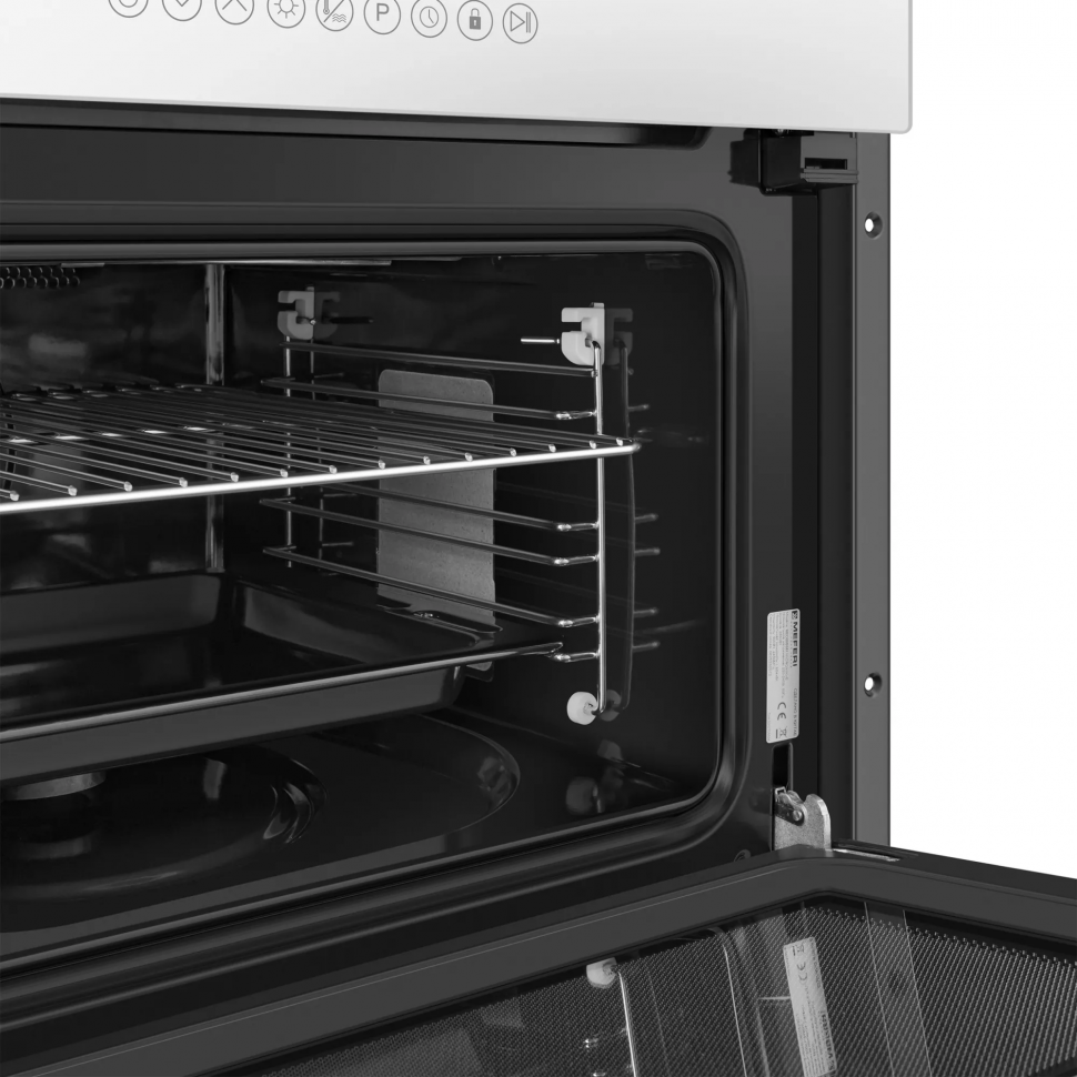 Встраиваемый электрический духовой шкаф Meferi MEO608WH Microwave